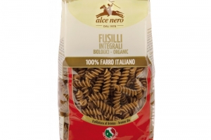 FUSILLI ESPELTA INTEGRAL ALCE NERO